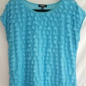 Women's XL Elementz Ruffled Blouse
